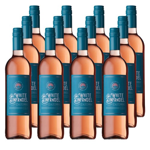 Case of 12 Discovery Beach White Zinfandel Rose 75cl Rose Wine